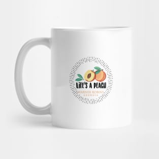 Life's a Peach Warner Robins, Georgia Mug